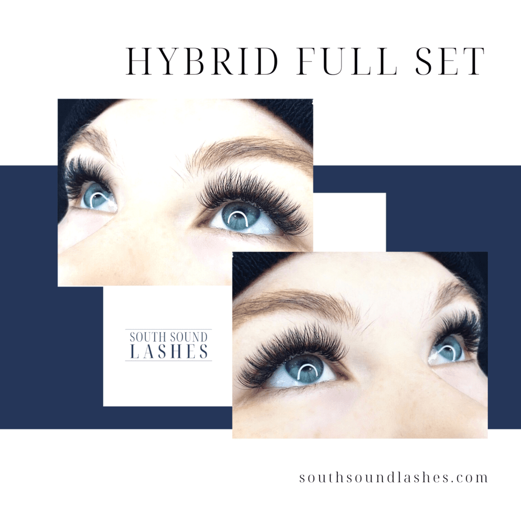 Hybrid Eyelash Extensions